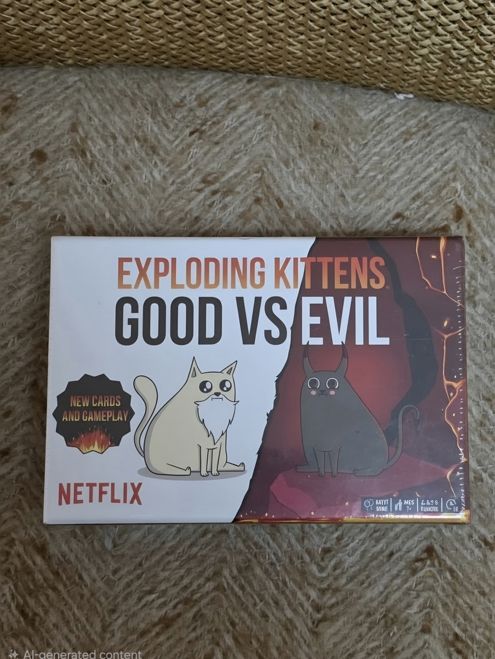 Exploding Kittens: Good vs Evil – Netflix Edition Card Game | New Factory Sealed